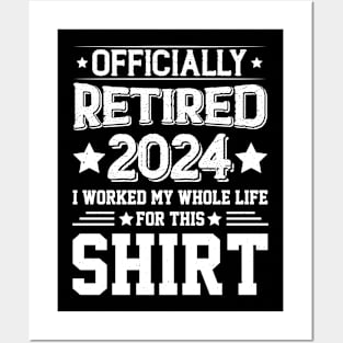 Officially Retired 2024 Retirement Posters and Art